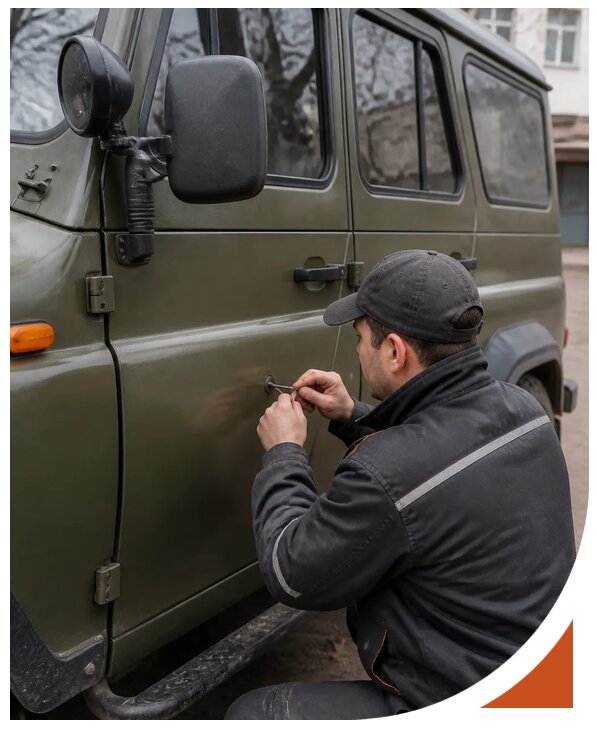 Профессиональное вскрытие автомобиля УАЗ без повреждений в Междуреченске